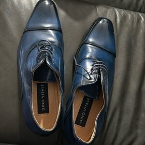Blue leather size 10 men’s shoe